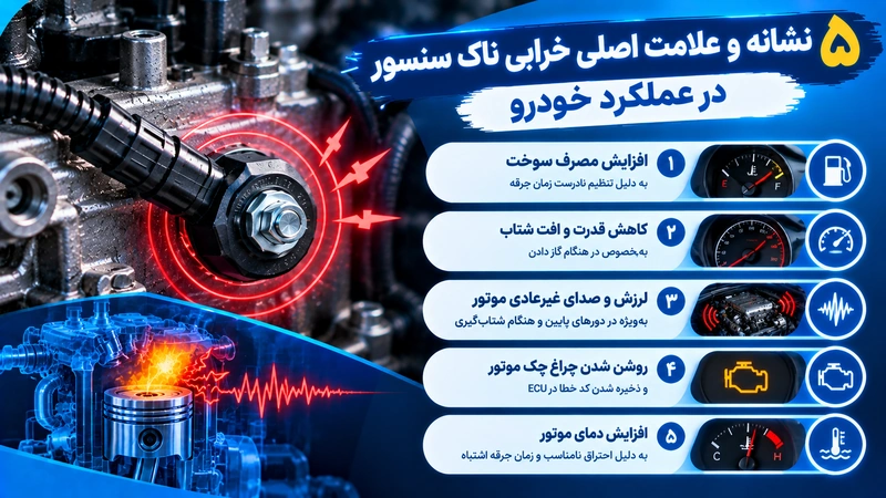 خرابی سنسور ناک