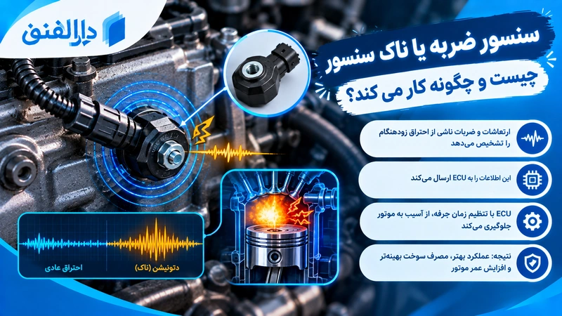 سنسور ضربه یا ناک سنسور چیست و چگونه کار می کند؟