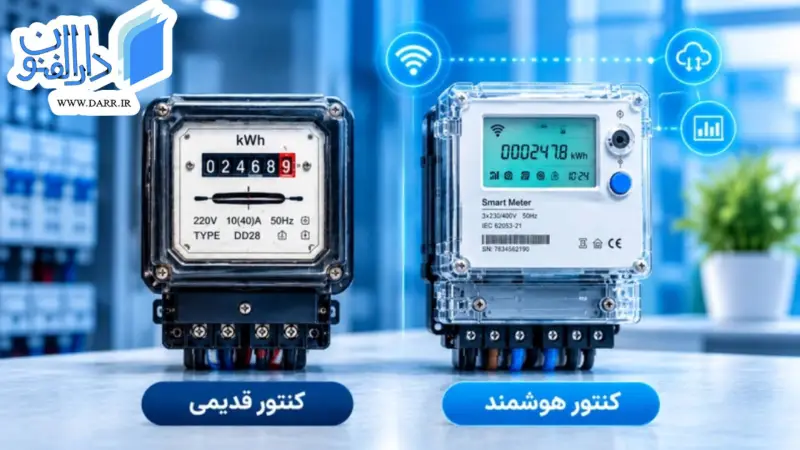 تفاوت کنتور ها