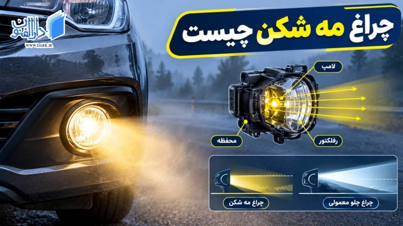چراغ مه شکن چیست؟ سیم کشی، رله و عیب یابی مه شکن خودرو